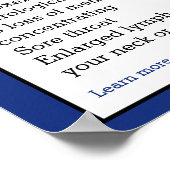 Poster Mois, jour et semaine de sensibilisation au ME/SFC (Coin)