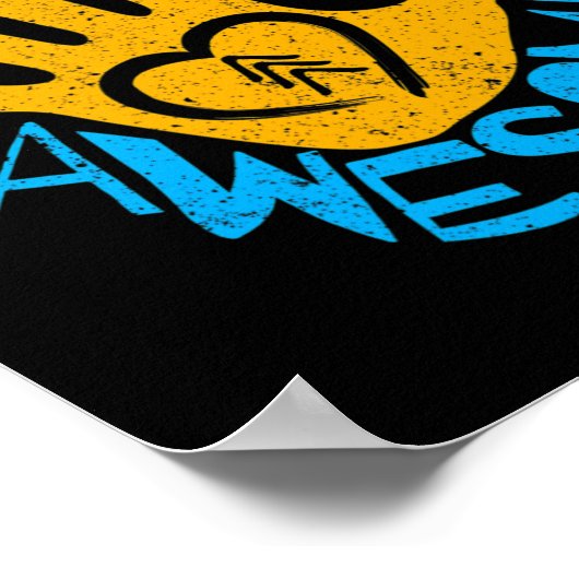 Poster Mois national de sensibilisation au syndrome d'Dow (Coin)