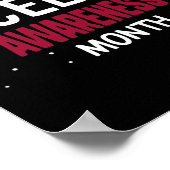 Poster Mois national de sensibilisation aux cellules de f (Coin)