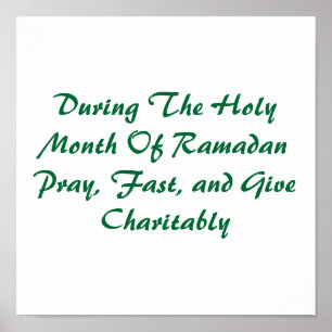 Poster Mois Saint Du Ramadan