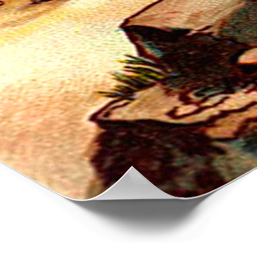 Poster Moïse avec les tables de l'affiche de la loi (Coin)