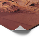 Poster Moïse, détail du piédestal hexagonal (Coin)