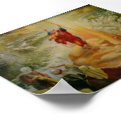 Poster Moïse écartant l'empreinte rouge de la mer. (Coin)