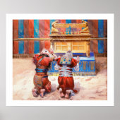 Poster Moïse et Josué dans le Tabernacle par James Tissot (Devant)