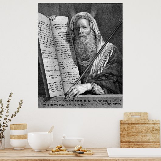 Poster "Moïse et les dix commandements" (Cuisine)