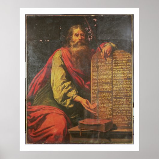 Poster Moïse et les tablettes de la loi (Devant)