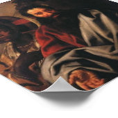 Poster Moïse et sa femme éthiopienne par Jordaens (Coin)