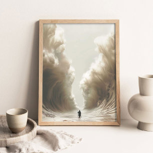 Poster Moïse fendant la mer Rouge, Peinture chrétienne, J