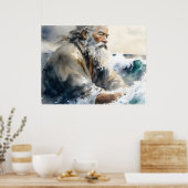 Poster Moïse Traversant La Mer Rouge (Cuisine)