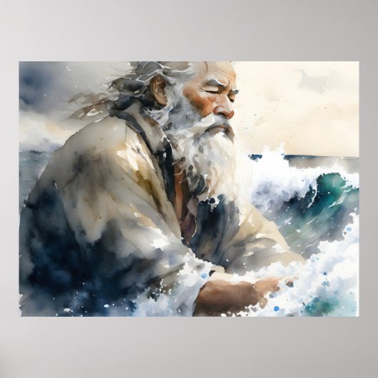 Poster Moïse Traversant La Mer Rouge (Devant)