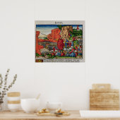 Poster Moïse traversant la mer Rouge (Cuisine)
