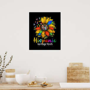 Poster Moisson d'or Pays latins Mois du patrimoine hispan