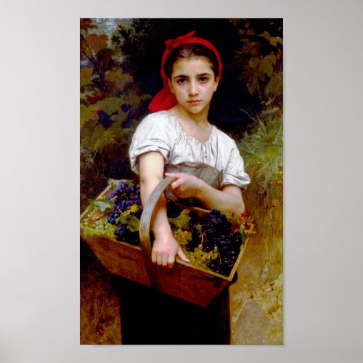 Poster Moissonneuse, Bouguereau (Devant)