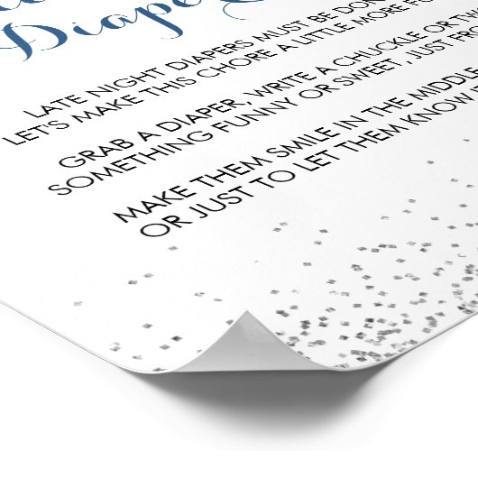 Poster Moissonneuse minimaliste Silver Confetti (Coin)