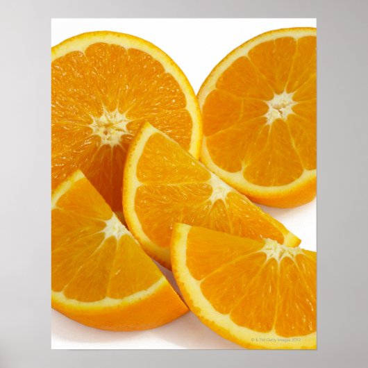 Poster Moitié et quarts de mûres, juteuses, sucrées (Devant)