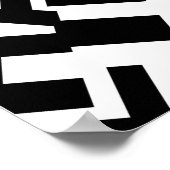 Poster Moitié noir ou moitié blanc ? (Coin)