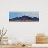 Poster Mojave Valley et Mountain Range Impressionniste Ar (Cuisine)