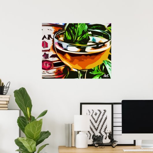 POSTER MOJITO (Bureau à domicile)