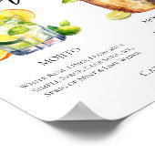 Poster Mojito Moscow Mule Signature Cocktails Menu (Coin)
