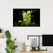 Poster Mojito Splash (Bureau à domicile)