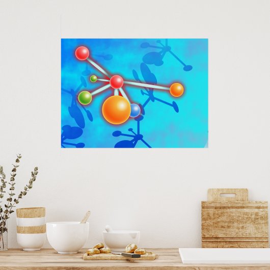 Poster Molécule (Cuisine)