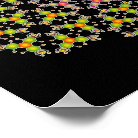 Poster Molécule (Coin)