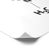 Poster Molécule de caféine (Coin)