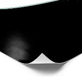 Poster Molécule de caféine chimique (Coin)