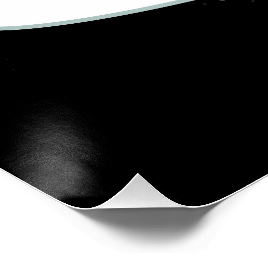 Poster Molécule de caféine chimique (Coin)