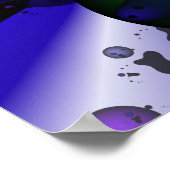 Poster Molécules arrosées (Coin)