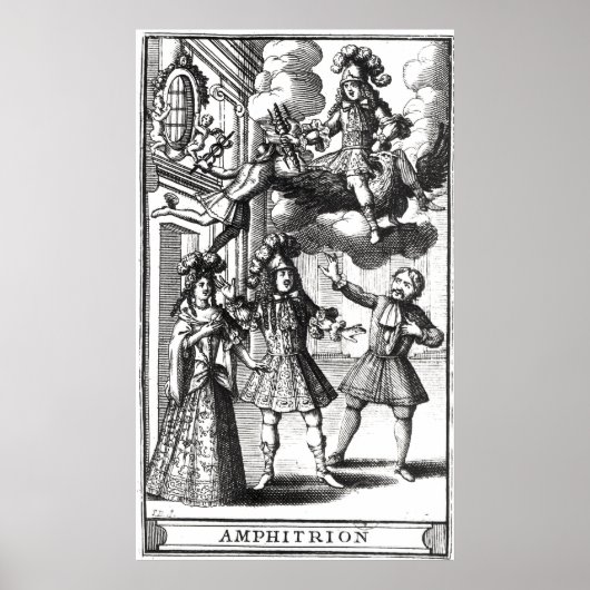 Poster Moliere 'Amphitryon' (Devant)