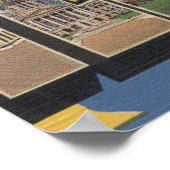 Poster Moline, Illinois - Scènes de grandes lettres (Coin)