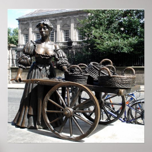 Poster Molly Malone et Wheelbarrow Irlande (Devant)