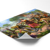 Poster Molly Pitcher tire un canon à la bataille de Monmo (Coin)