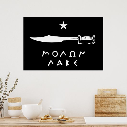 Poster Molon Labe (Cuisine)