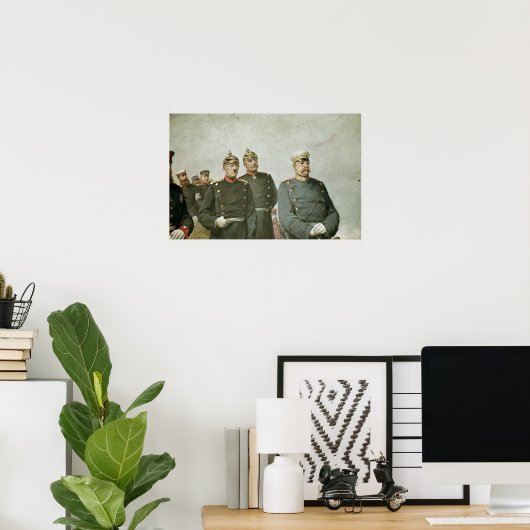 Poster Moltke et Bismarck (Bureau à domicile)