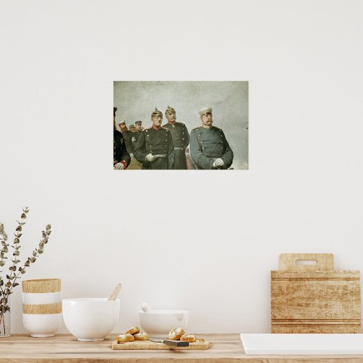 Poster Moltke et Bismarck (Cuisine)