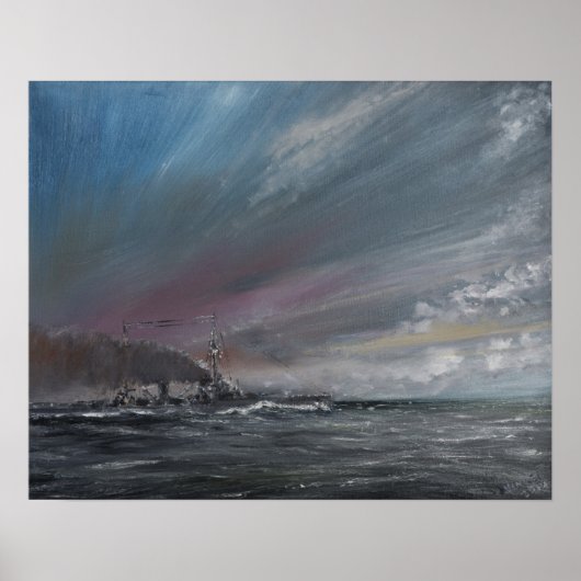 Poster Moltke Jutland 1916. 2014 (Devant)