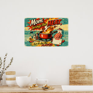 Poster Mom brings the heat