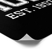 Poster Mom Est 1957 D Mother’s Day Ized Premium Tri-blend (Coin)