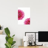 Poster môme de fleur rose (Bureau à domicile)