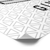 Poster Moment de poutre de l'ingénieur structurel (Coin)