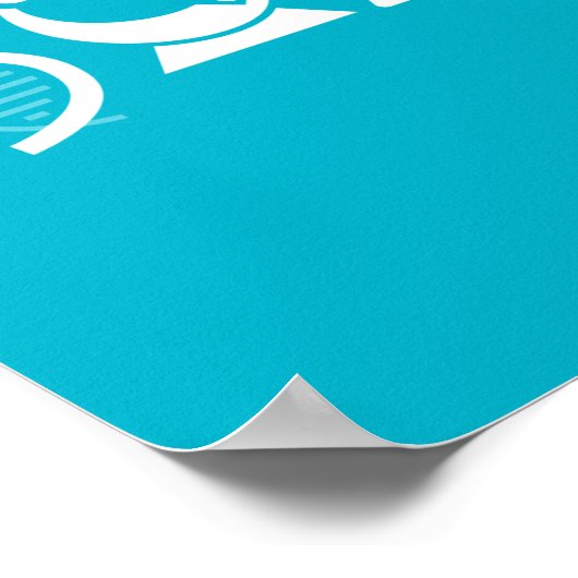 Poster Moment of Science Turquoise (Coin)