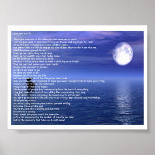 Poster Moments dans la vie
