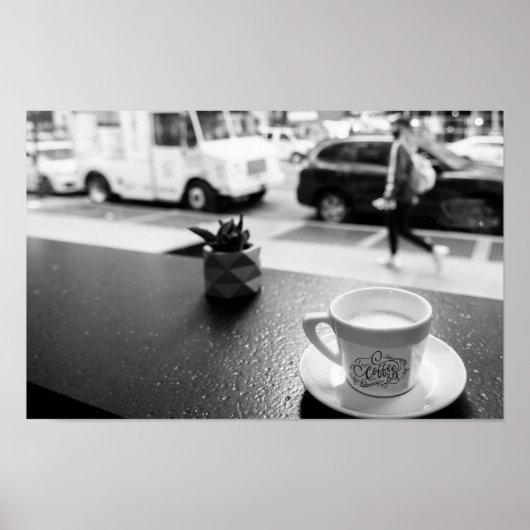 Poster Moments de café à New York (Devant)