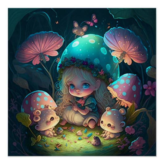 Poster Moments d'elfe magique (Devant)