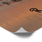 Poster Moments romantiques Oiseaux au lever du soleil pho (Coin)