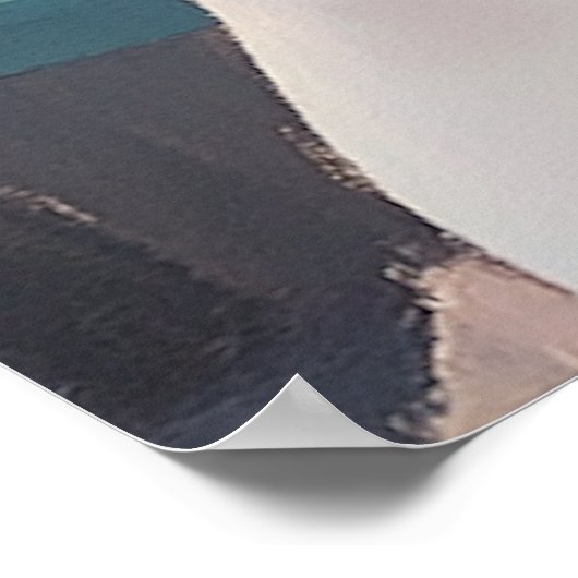 Poster Moments tranquilles en transit : Soft Pastel Urban (Coin)