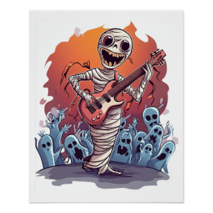 Poster Momie Star du Rock