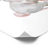 Poster Mommy Baby Bunny Snuggle art print (Coin)